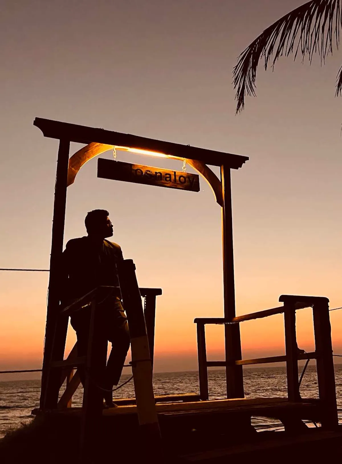 Golden hour by the water