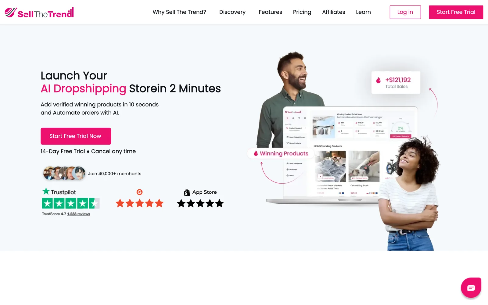 Screenshot of Sell The Trend